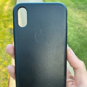 iPhone X/XS Apple Leather Case